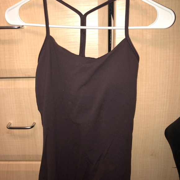 Lululemon dark maroon workout tank w built in bra - Picture 1 of 3